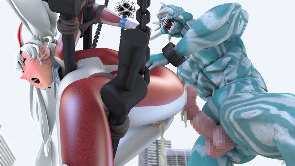 サンプル画像4:光の女神メロディナVS六大異種(四次元少女ネオス) [d_541460]