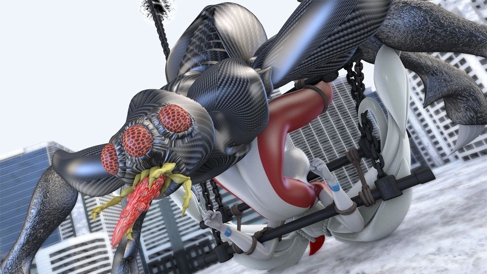 サンプル画像6:光の女神メロディナVS六大異種(四次元少女ネオス) [d_541460]