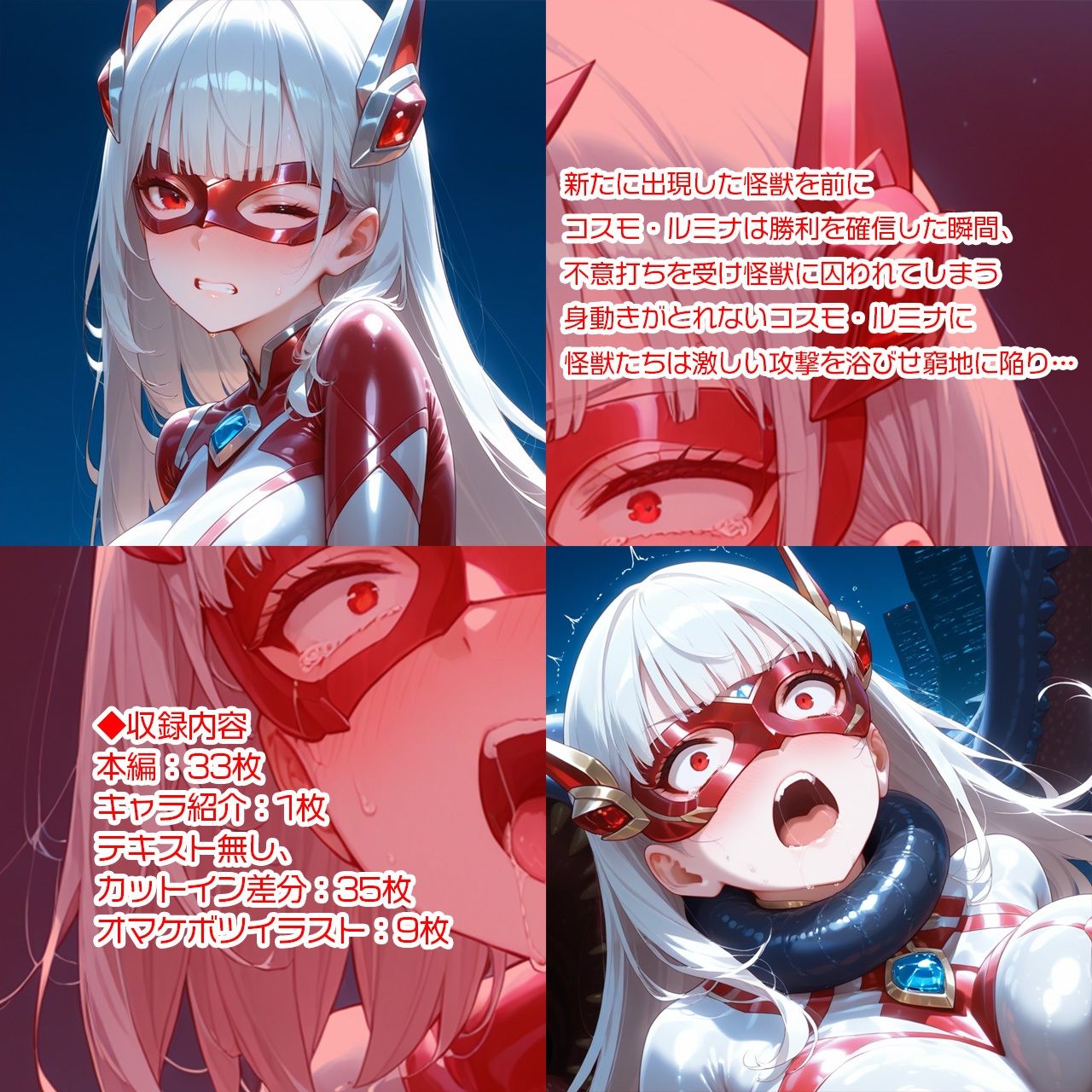 サンプル画像1:光輝戦士コスモ・ルミナ(AI魔法少女) [d_541464]