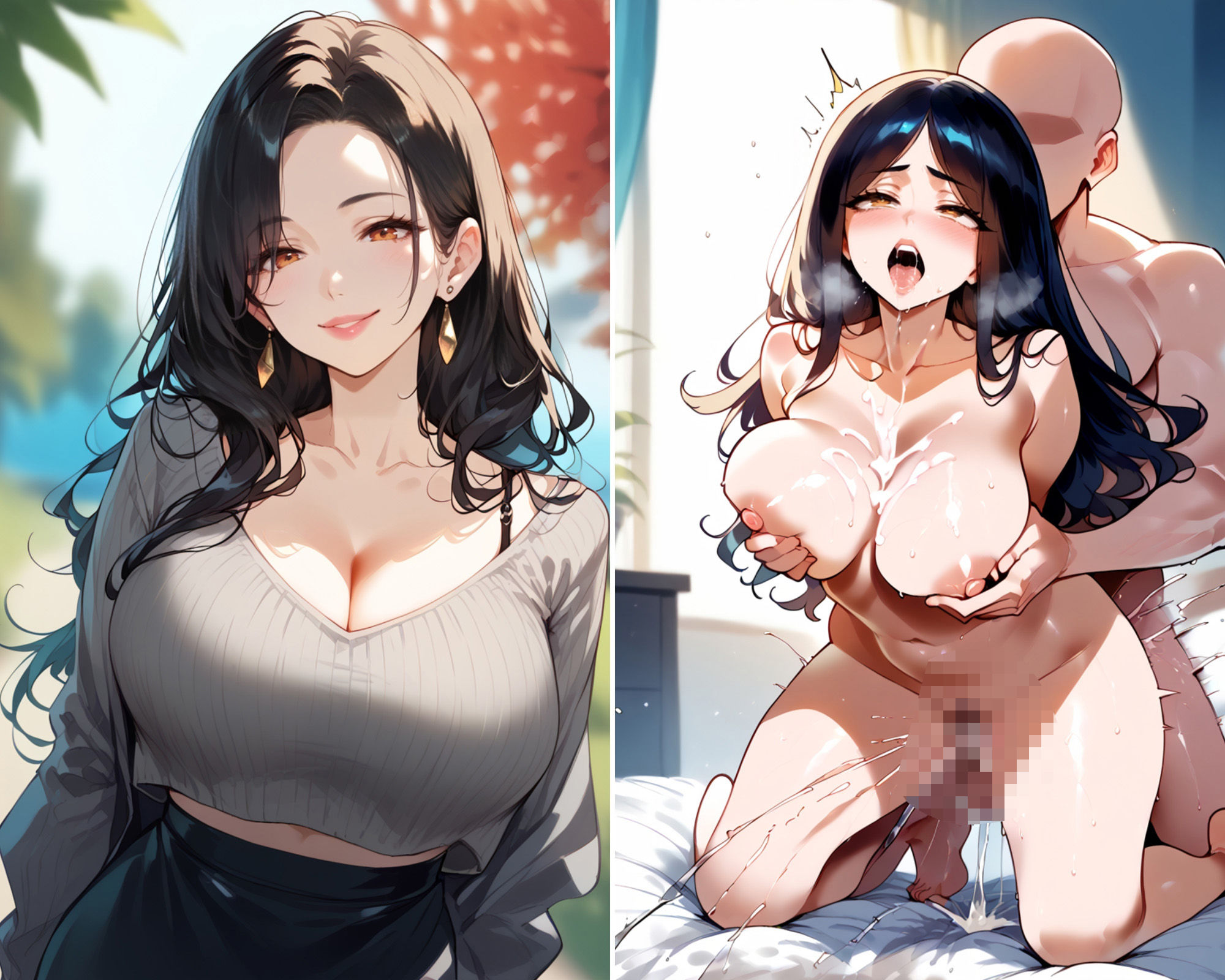 巨乳お姉さんドすけべ交尾のサンプル画像 6