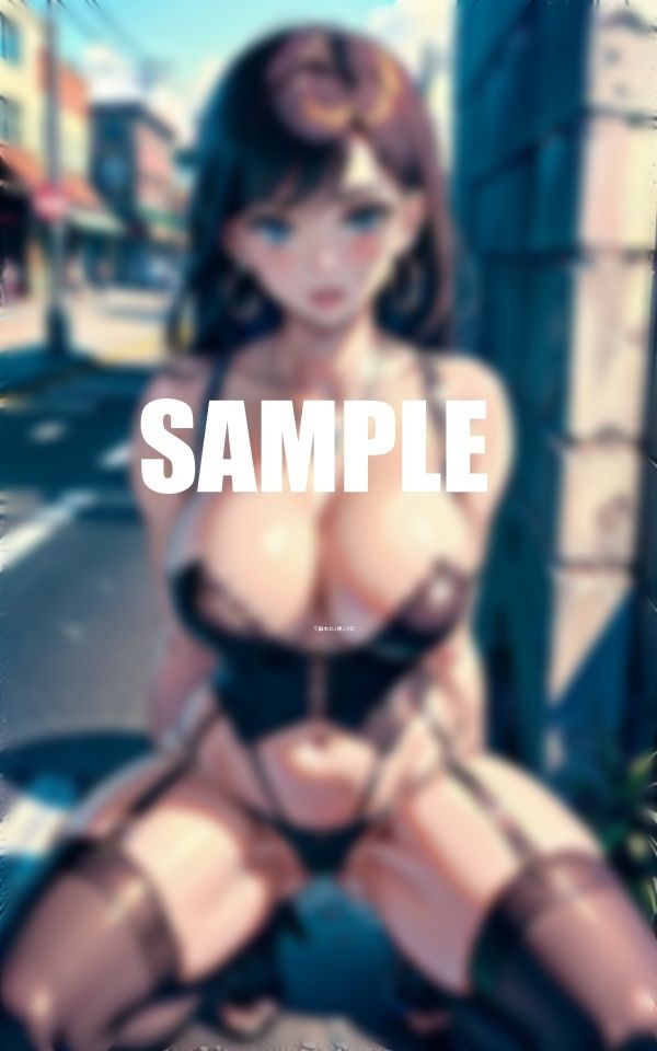 いやらしぃ〜過ぎるガーターベルト美熟女たち欲求不満を街で発散のサンプル画像 6
