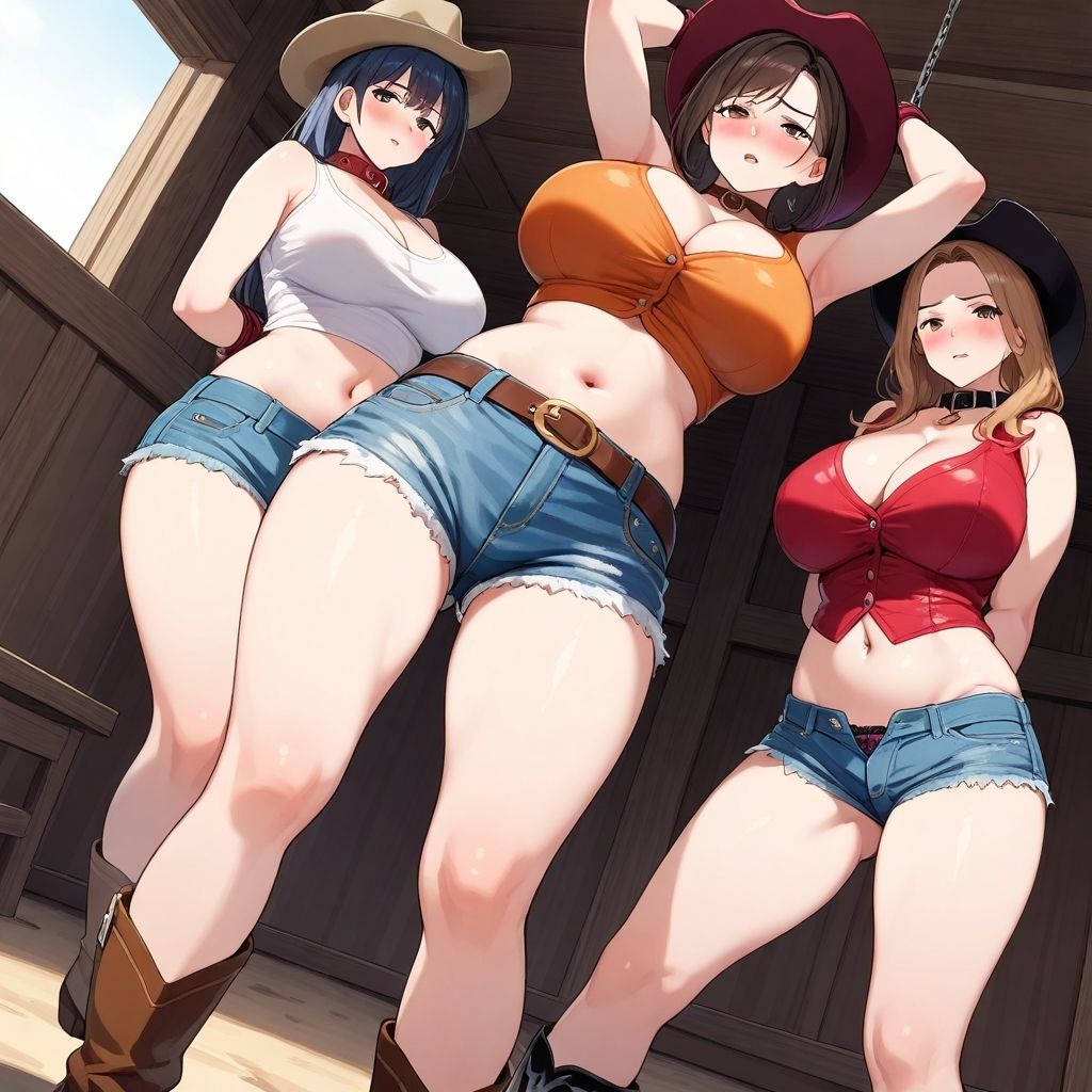 フェチコレVol.45 触手に襲われ弄ばれる巨乳カウガールたち【総枚数250枚】のサンプル画像 6