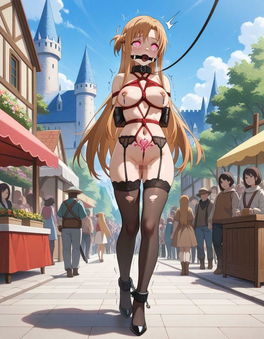 堕ちていくSAOヒロインたち-連れまわされるアスナ編-のサンプル画像 6