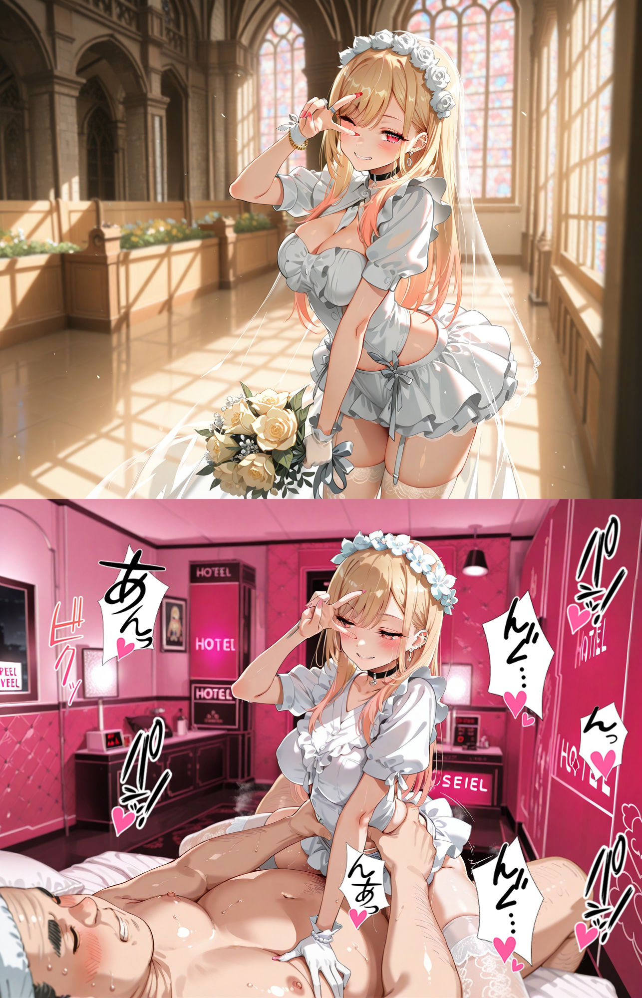 ギャル 即オチ2コマ a42dbのサンプル画像 6
