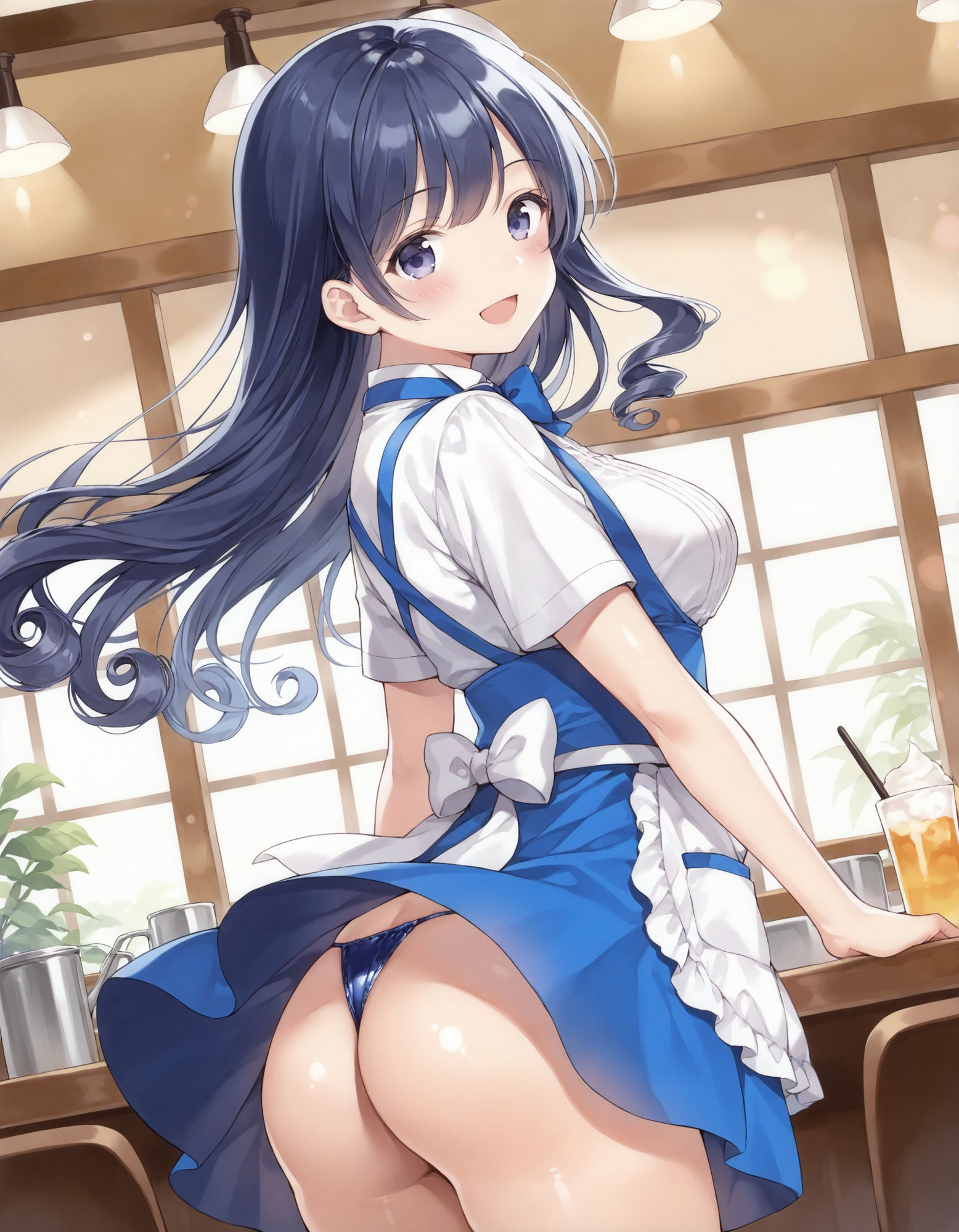 ウェイトレスのパンチラのサンプル画像 6
