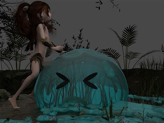 サンプル画像2:ふたなり娘はスライムオナホで大量中出し(Hinano) [d_547669]