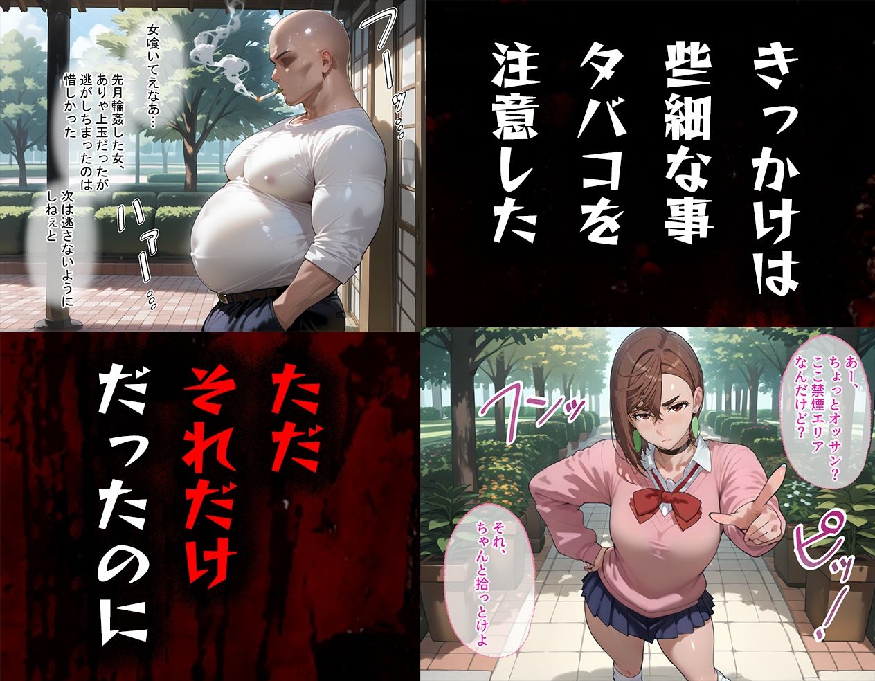 タバコを注意しただけなのに ダンダダン 綾瀬桃編の画像1