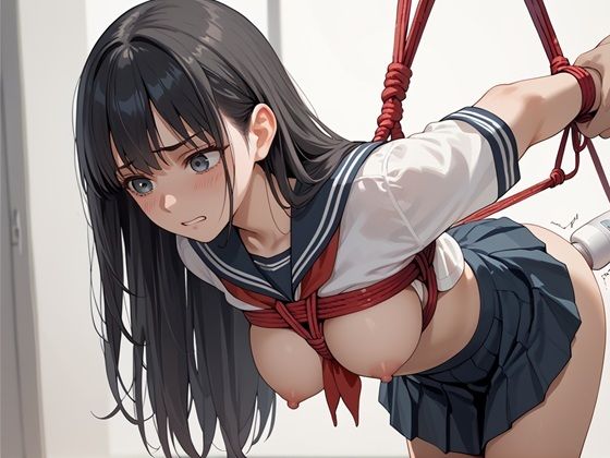 制服美少女  緊縛調教のサンプル画像 6