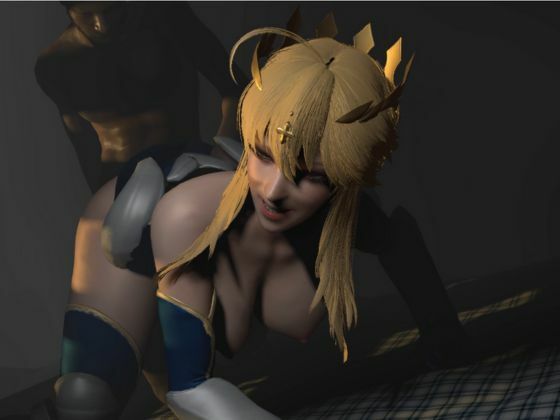 【究極】Fateの誇り高き獅子王、ランサーアルトリアを調教したりBBCプレイでガバマンにしたり、人生戻れない体にしてあげる動画パックのサンプル画像 6