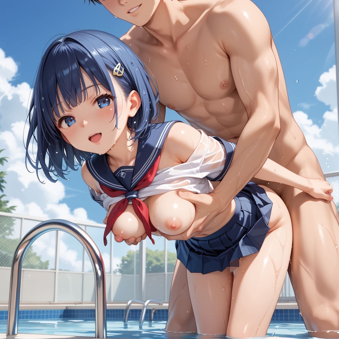 学園性活!びちょびちょで!やりまくりな水泳部 6 【水泳部の厳選CG250枚収録】のサンプル画像 6