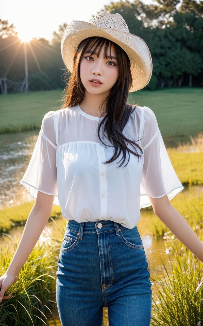 AI美女写真集┃シースルーな美女の画像1