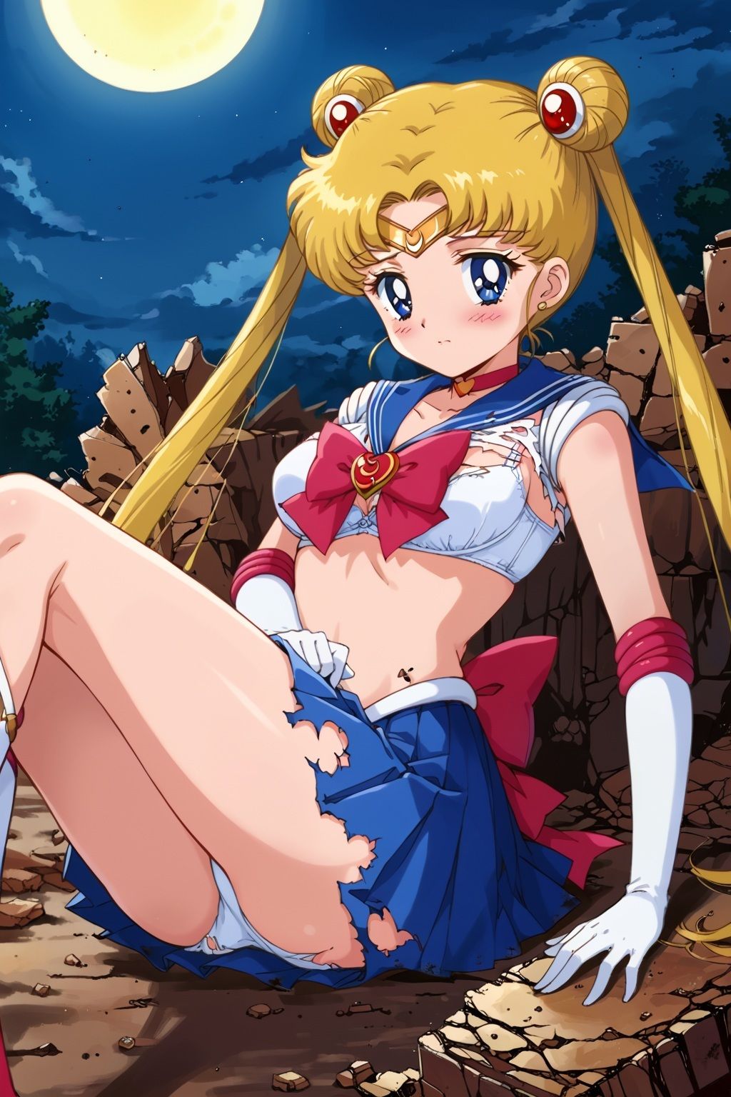 敗北ヒロイン 美少女戦士ムーンの陥落のサンプル画像 6