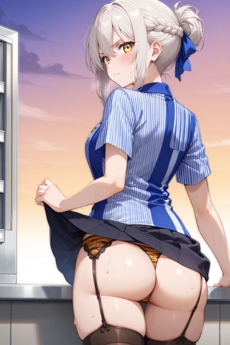嫌な顔してパンツ見せてくる女の子〜コンビニ店員編〜の画像10