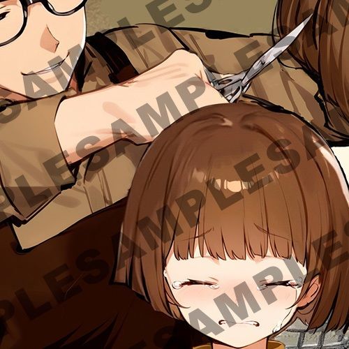 【断髪アニメ+イラスト集+ライトノベル】新春☆輝くフォーチュン丸刈りのサンプル画像 6