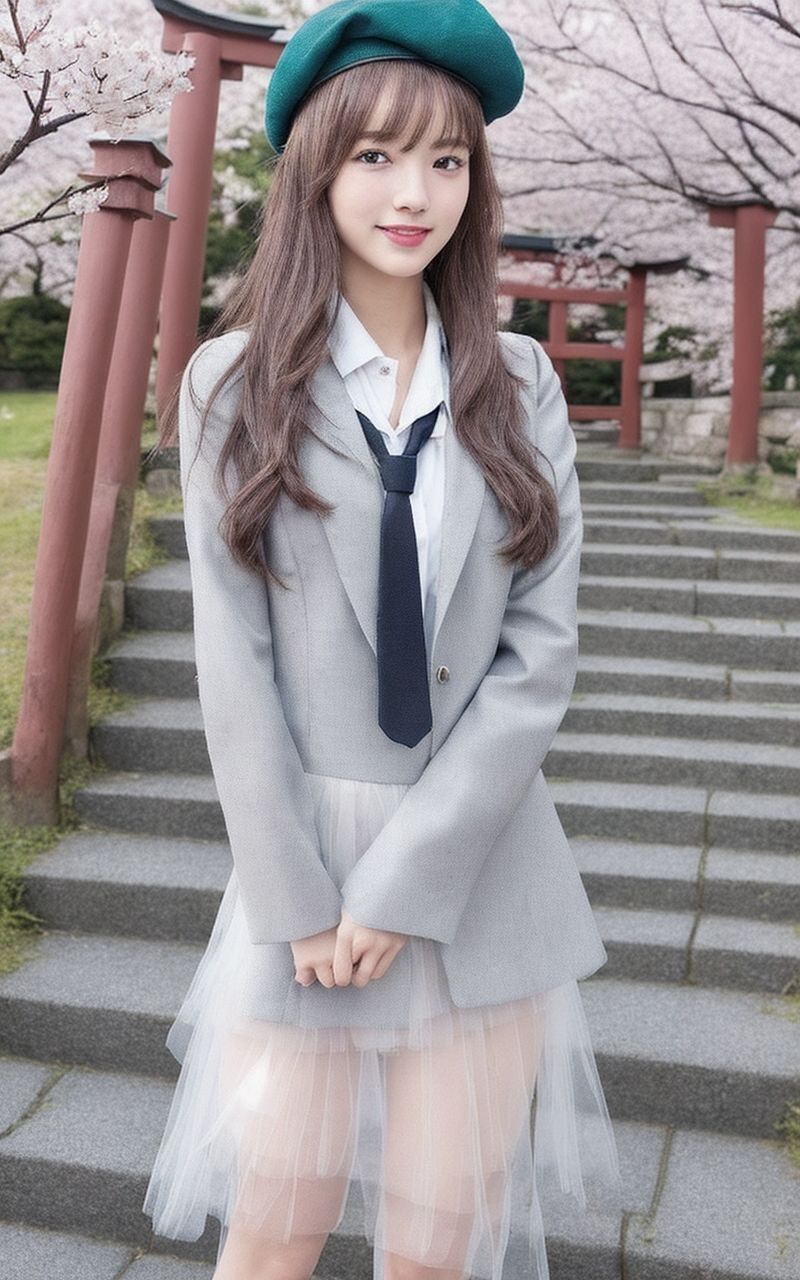 AI美女写真集┃スカートがスケスケな乙女の画像6