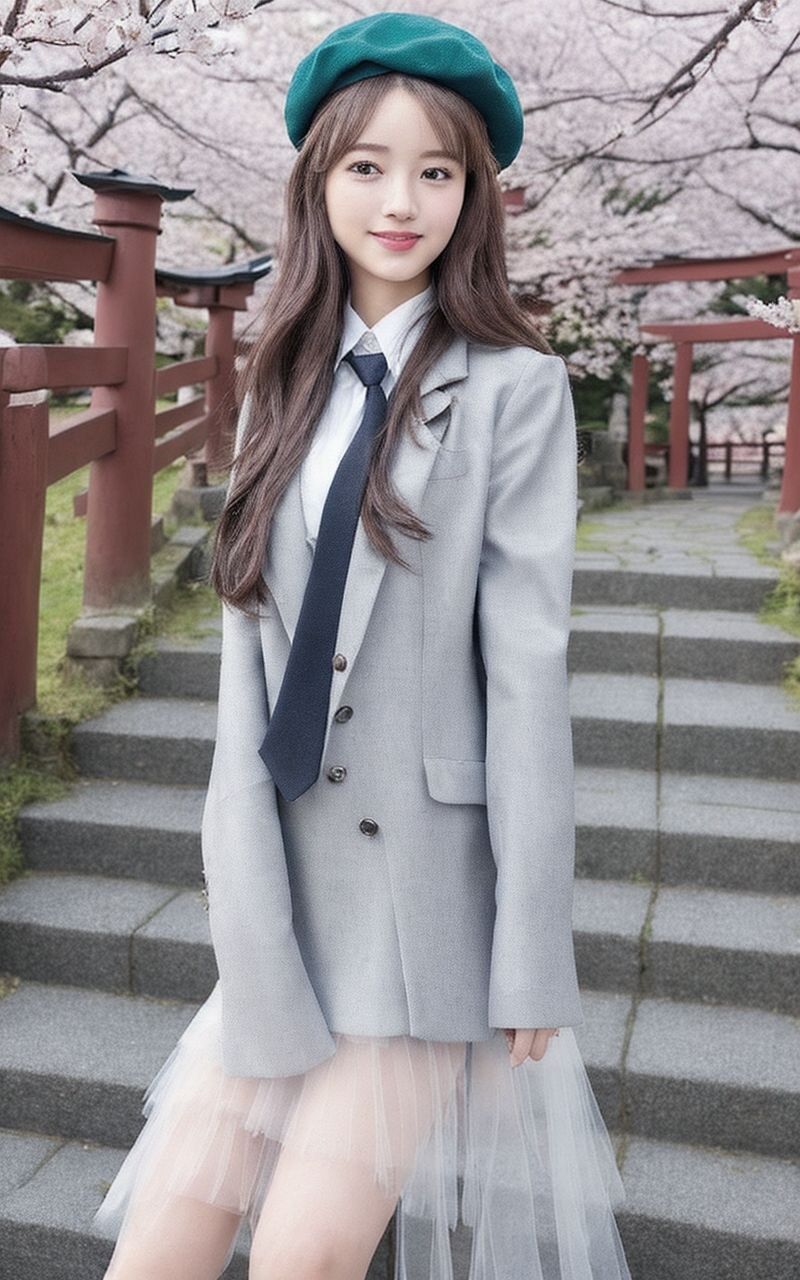 AI美女写真集┃スカートがスケスケな乙女の画像7