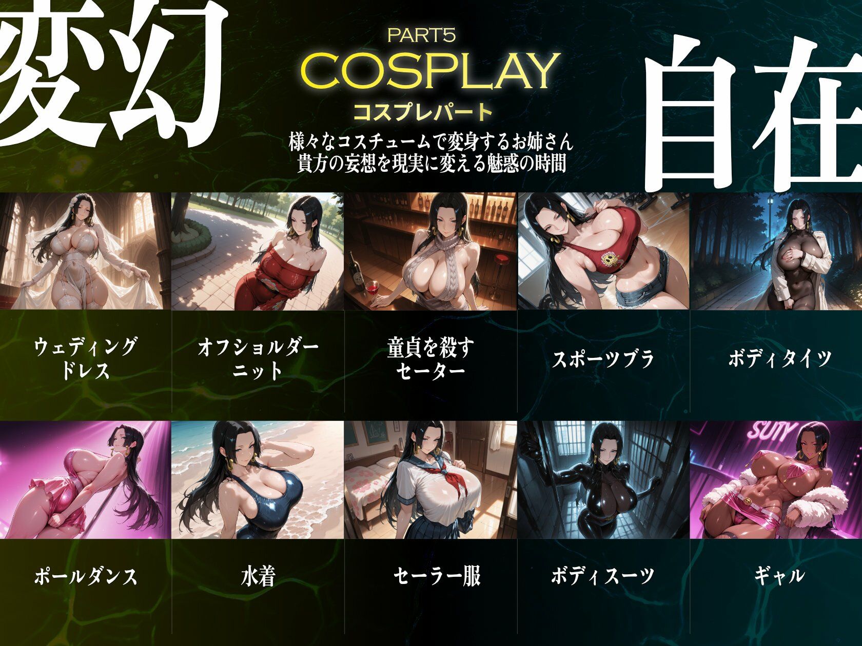 巨乳痴女同人CG集 エーテライト ボア・ハンコッ○編のサンプル画像 6