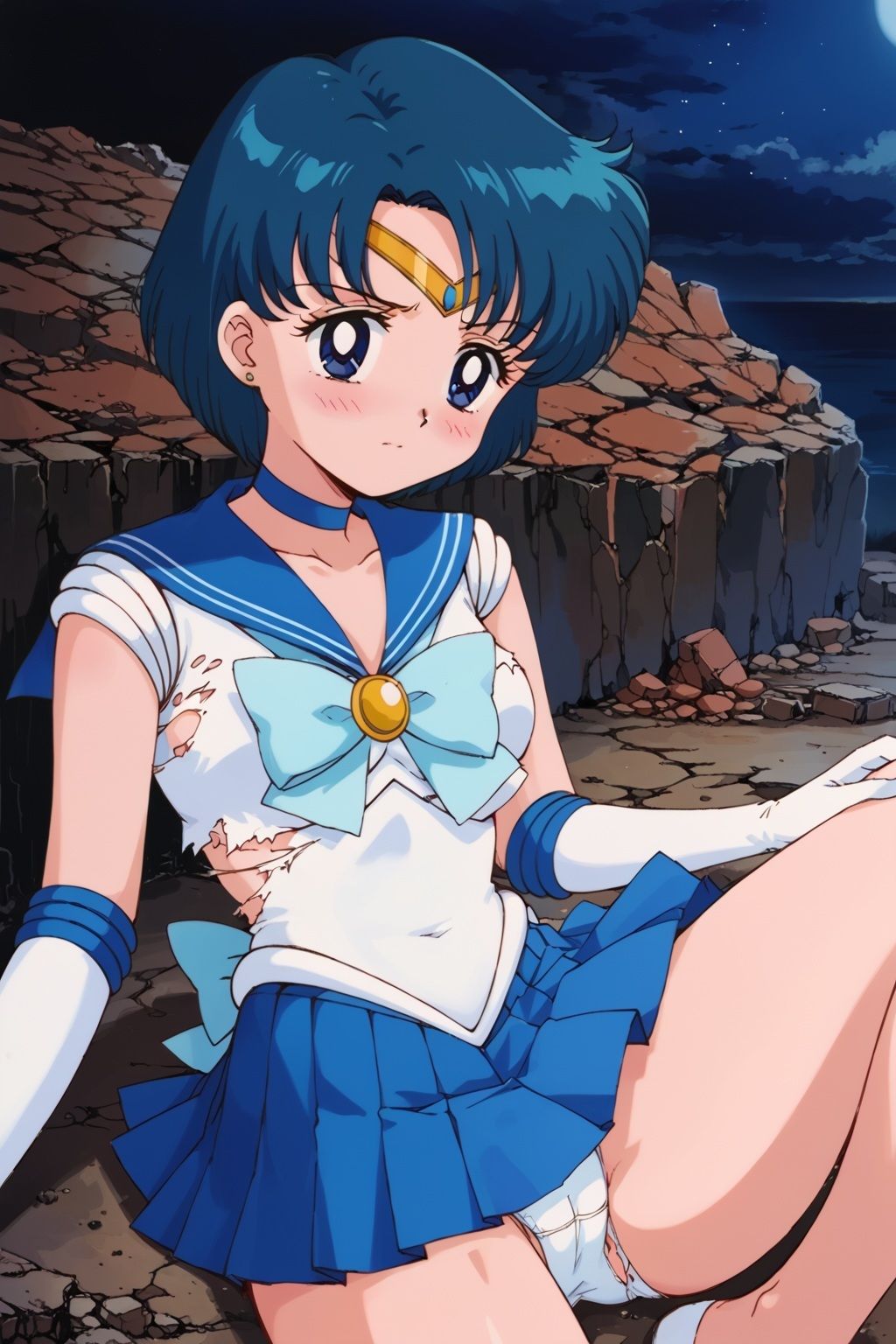 敗北ヒロイン 美少女戦士マーキュリーの陥落のサンプル画像 6