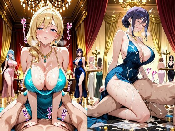 裏垢セレブ妻〜ドレスの中の不倫舞踏会〜縦長500枚のサンプル画像 6