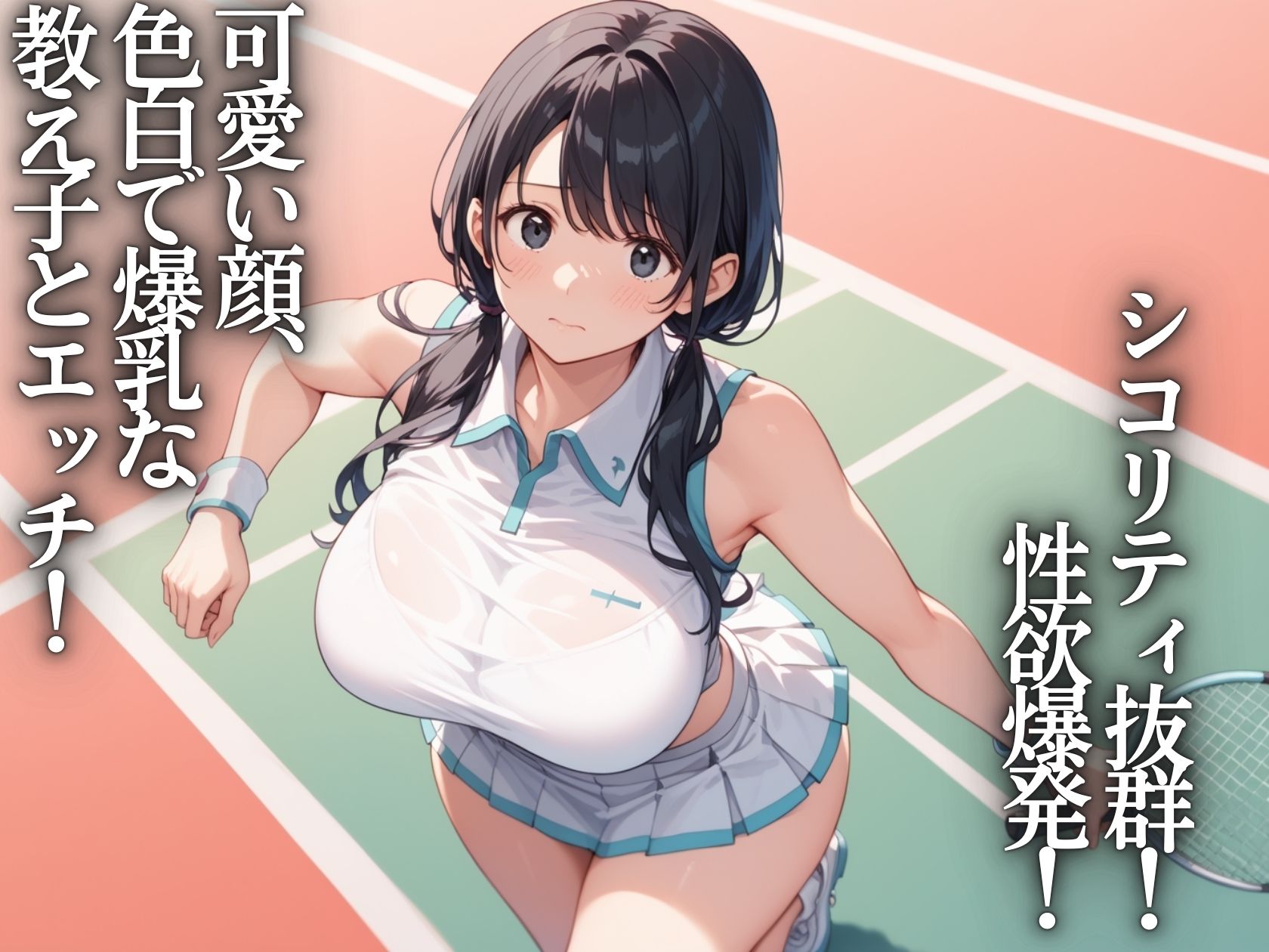 爆乳学園〜テニス部JKと子作り特訓の画像1