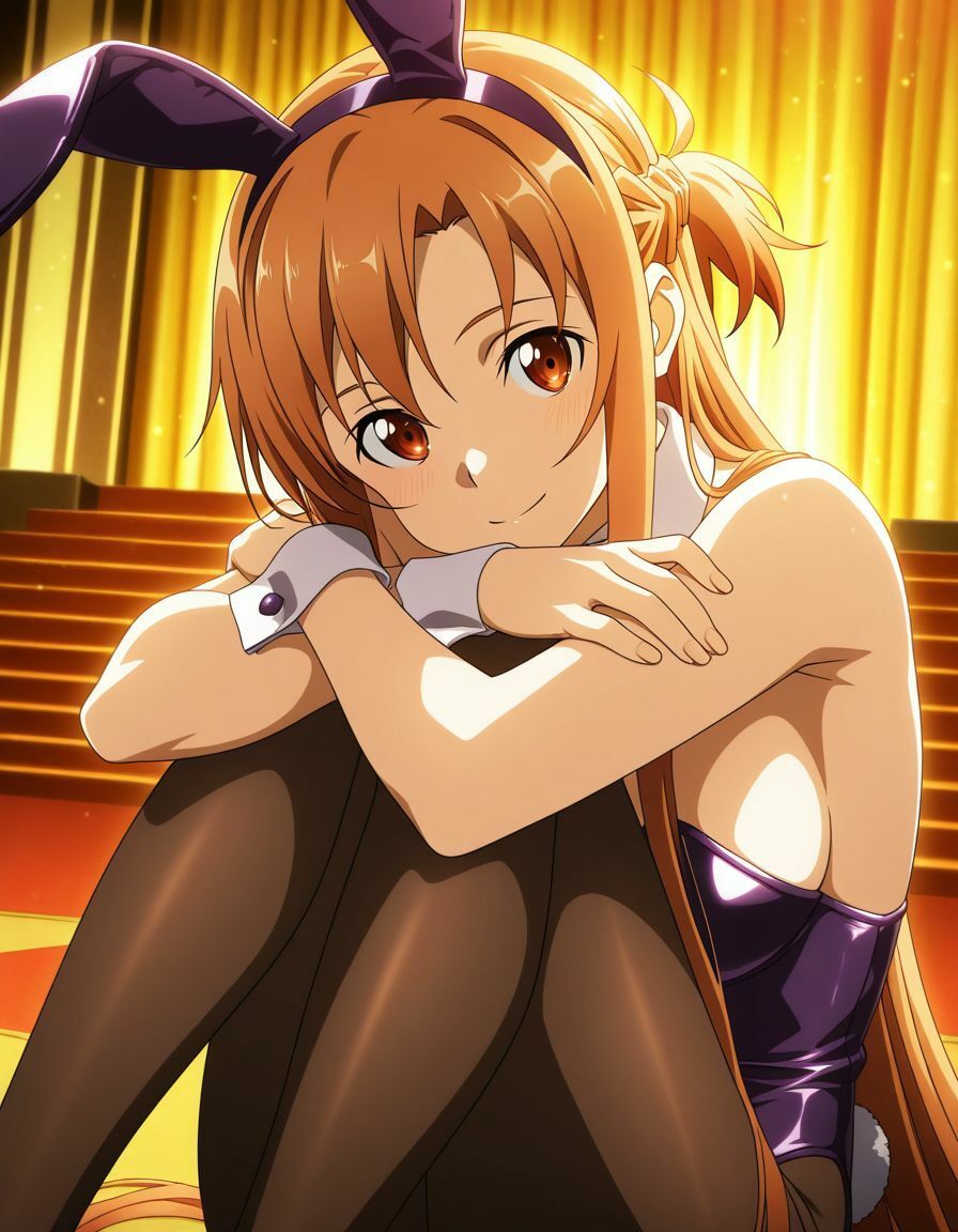 ひざ抱きSAOヒロインーアスナ編ーの画像1