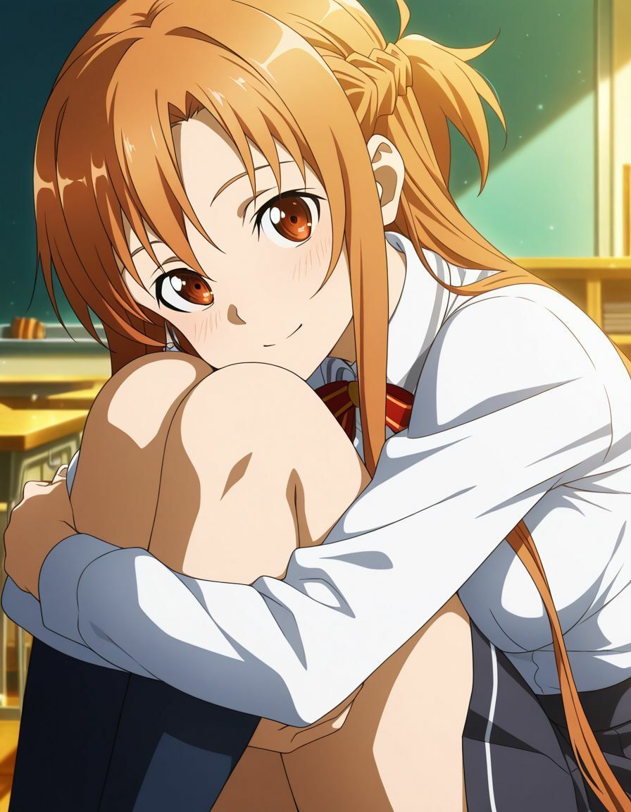 ひざ抱きSAOヒロインーアスナ編ーの画像4