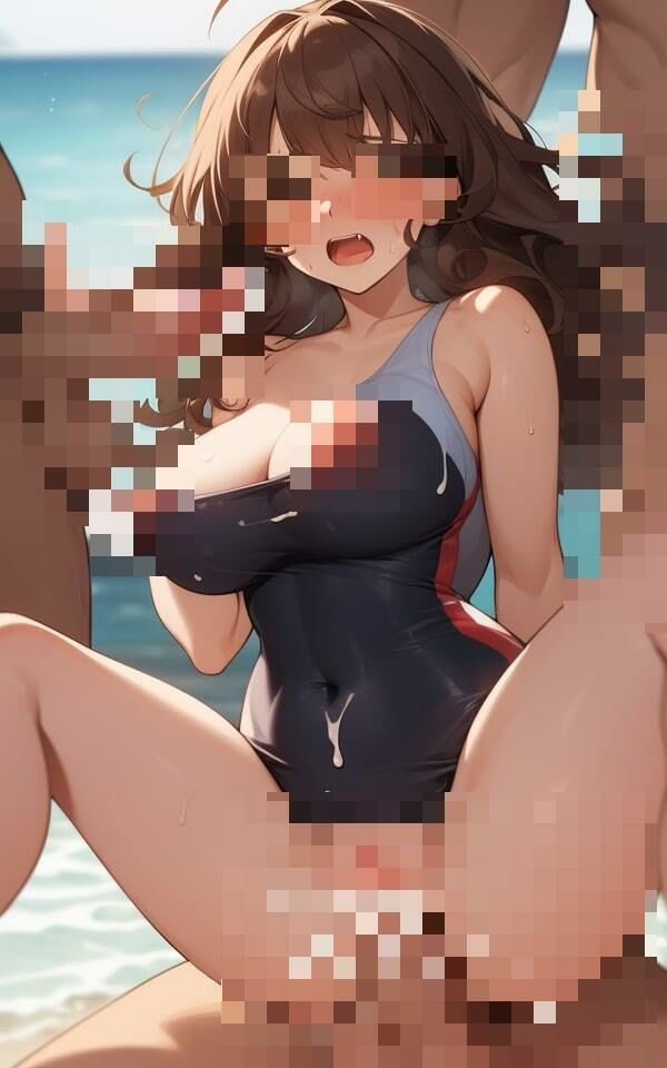 女友達と夏の海に行ってそーゆー雰囲気になったらどこまでできる！？まさか、積極的に野外で・・！！！のサンプル画像 2