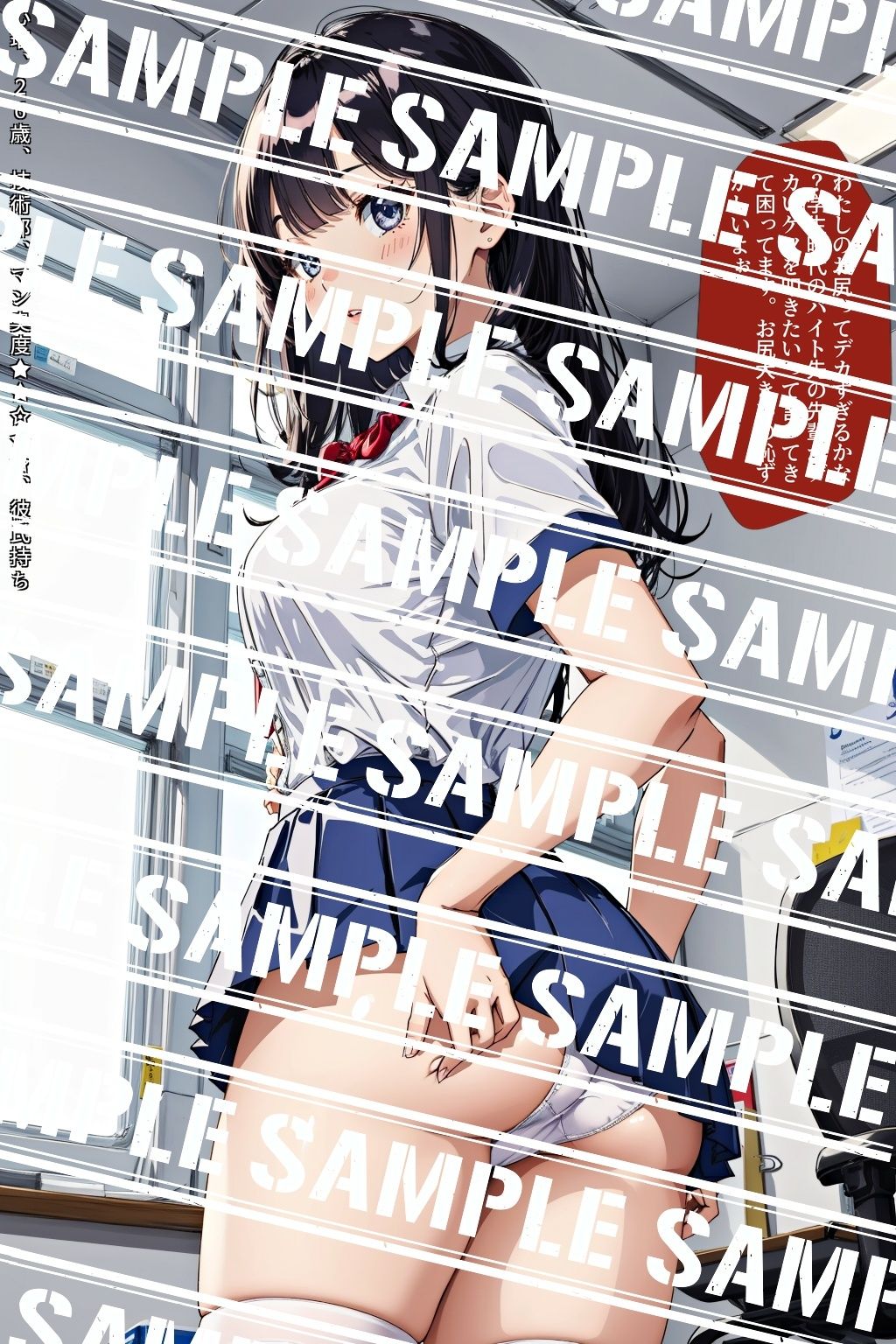 デカ尻OLのパンティ事情、知りたくない? Vol.1のサンプル画像 6