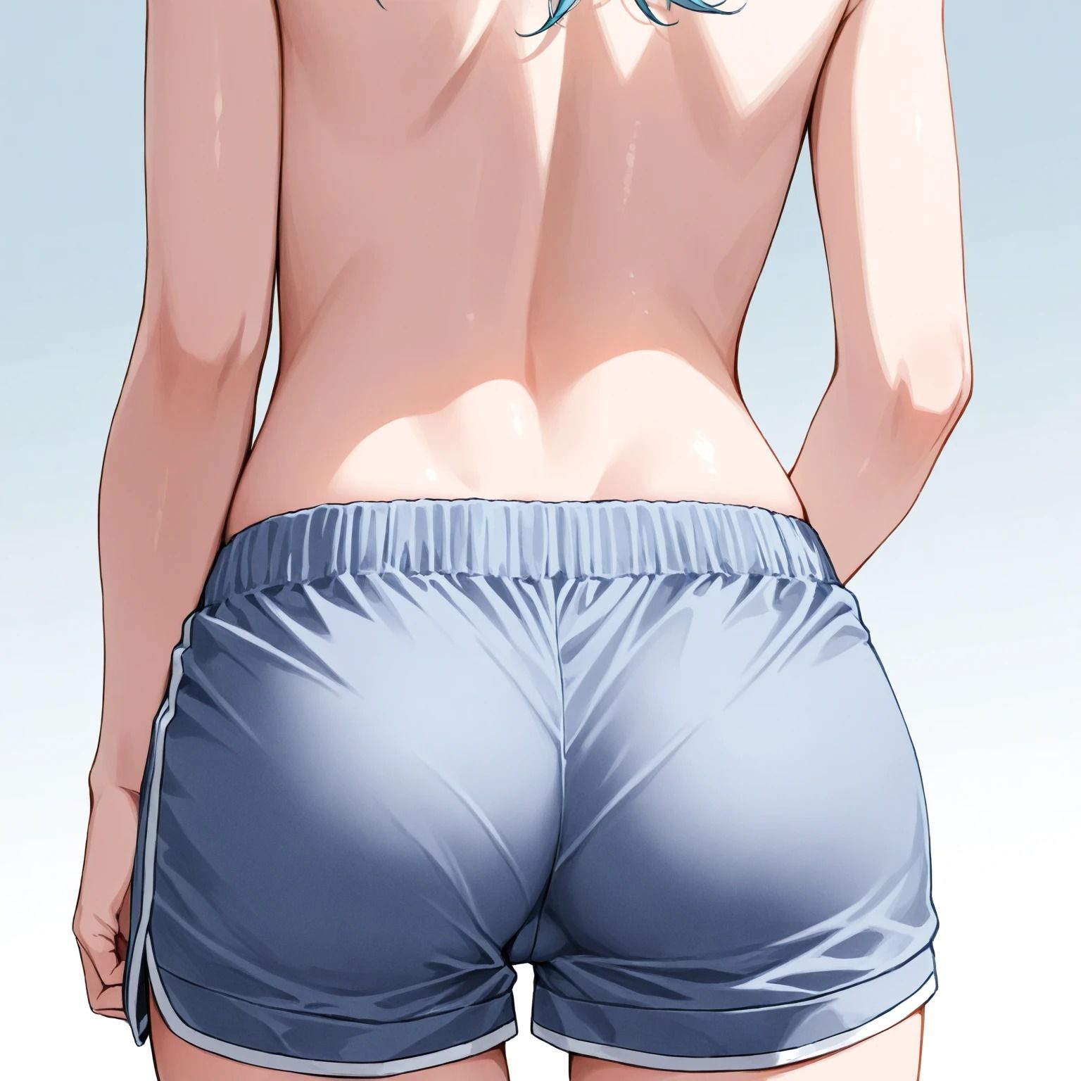 ショートパンツのお尻接写のサンプル画像 6
