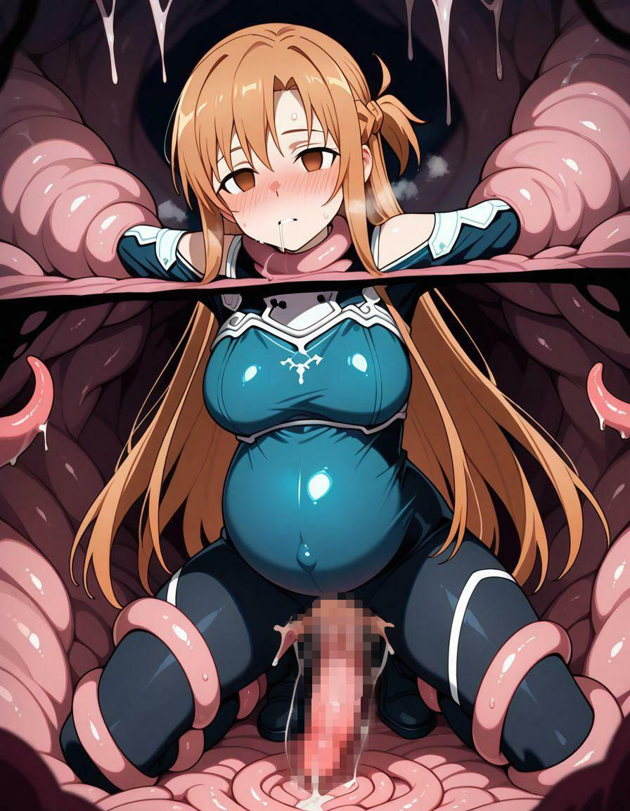 触手ボテ腹SAOヒロイン-アスナ編-の画像9