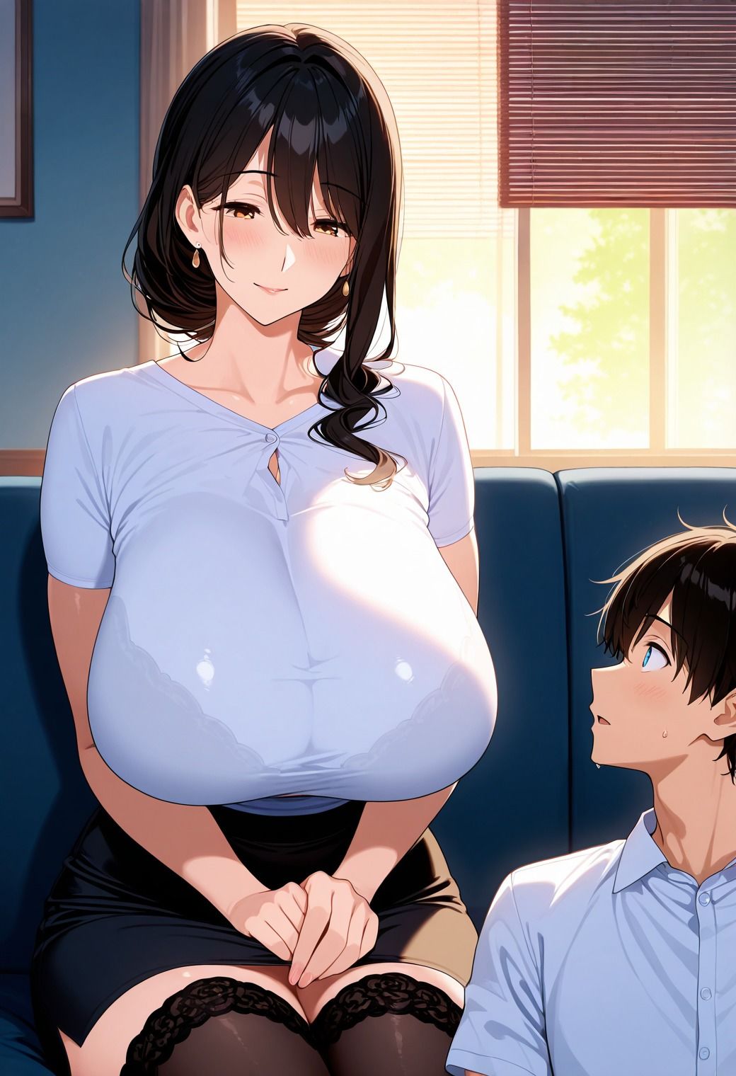 隣のおしとやかな爆乳人妻は性処理便器のサンプル画像 6