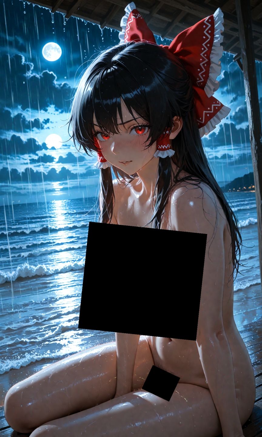 魔理沙は霊夢のえっちな写真を撮りたいようです。vol.31〜春の嵐の夜の海編〜の画像2
