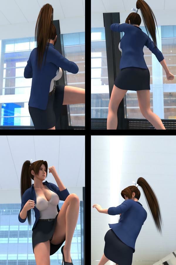 【TD100】元祖セクシー女性格闘家『不知火舞(しらぬいまい)』の学生服写真集SexyNinja-18の画像2