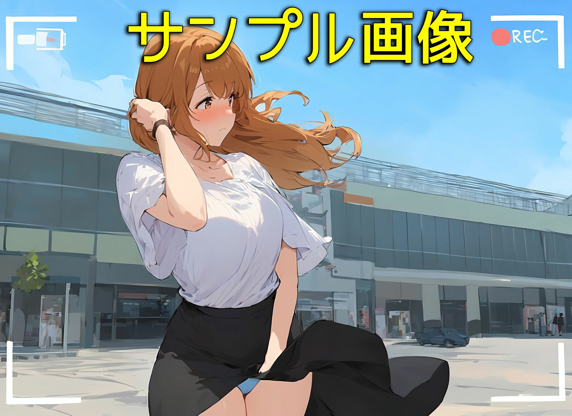 僕はいつも清楚系女子の下着でオナニーをしている3  風でスカートがめくれてしまった編のサンプル画像 6