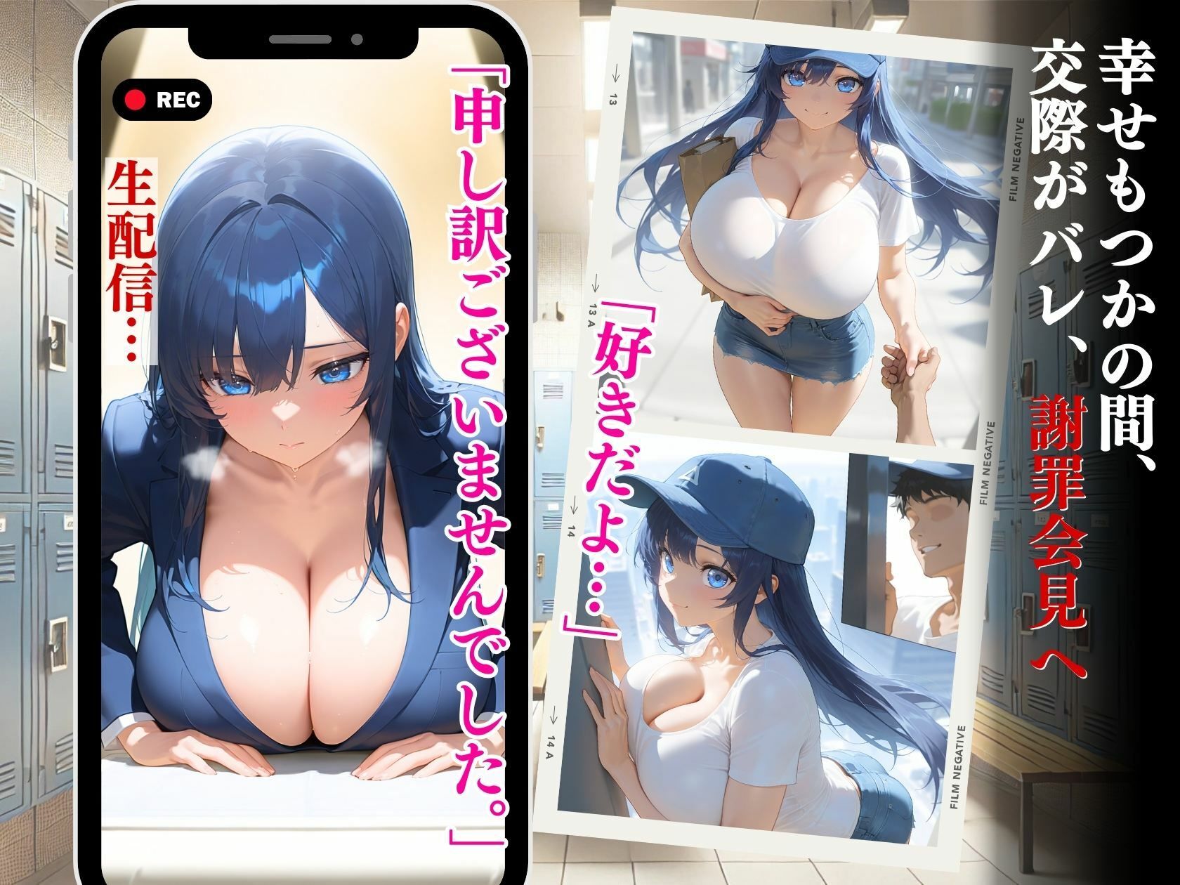 爆乳アイドル緊縛調教公開懺悔「おっぱいで性いっぱい謝罪しましゅ」のサンプル画像 6