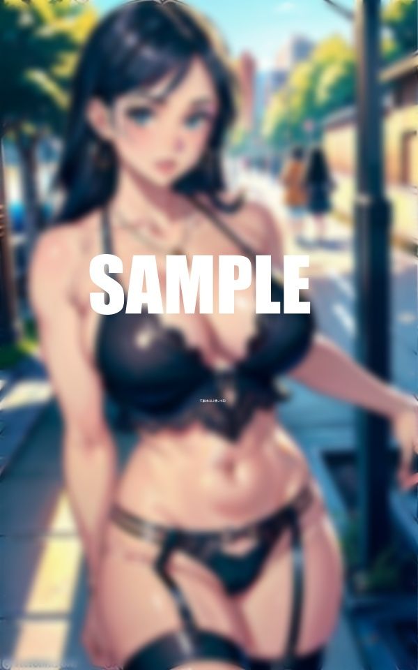 ガーターベルト美女たち街で逆ナン男狩りのサンプル画像 6