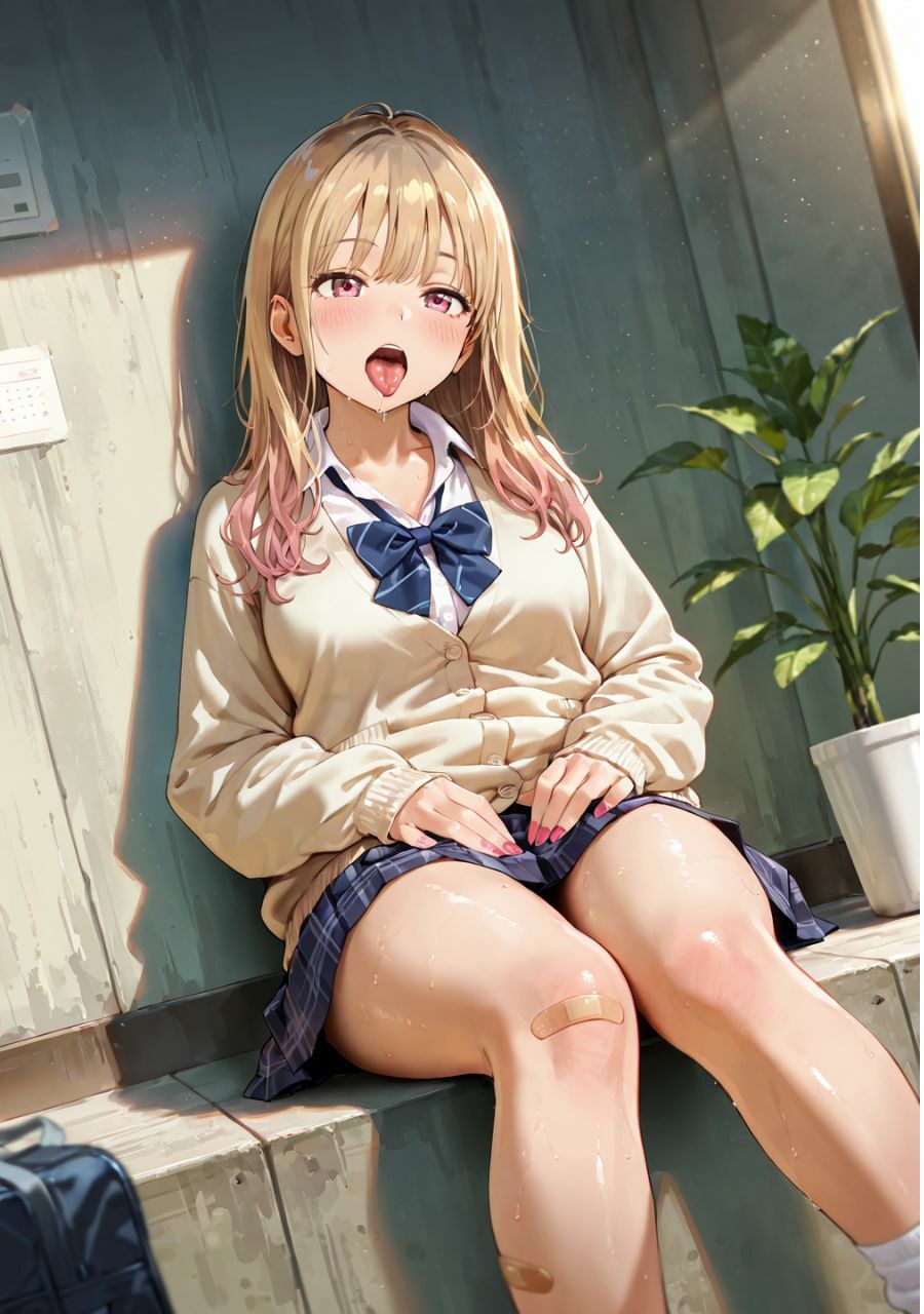 ノーパンノーブラで担任教師に甘えてくるいけないギャルのサンプル画像 6