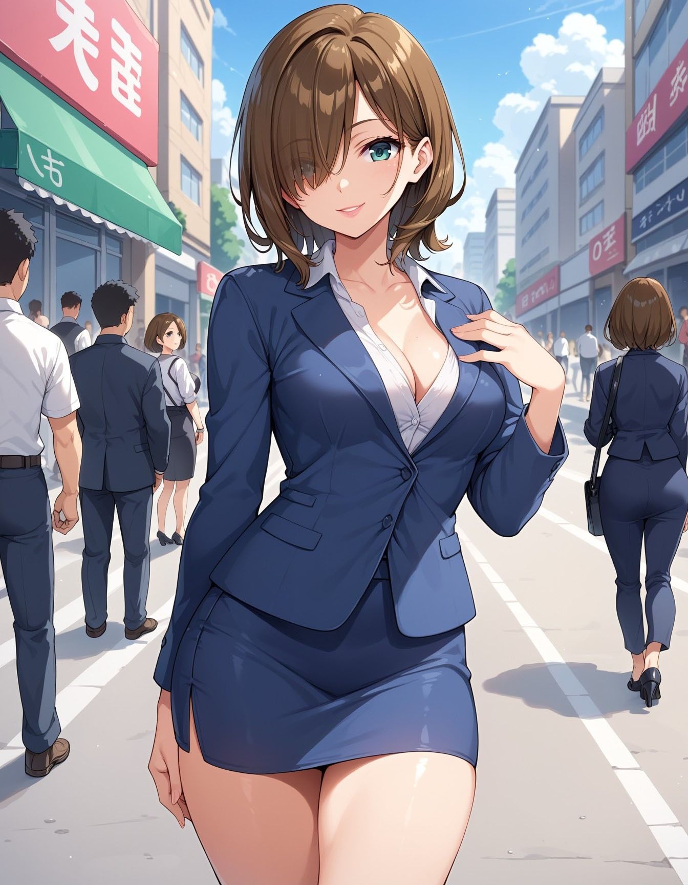 出張先で上司にハメられちゃう新入社員ちゃんの画像1