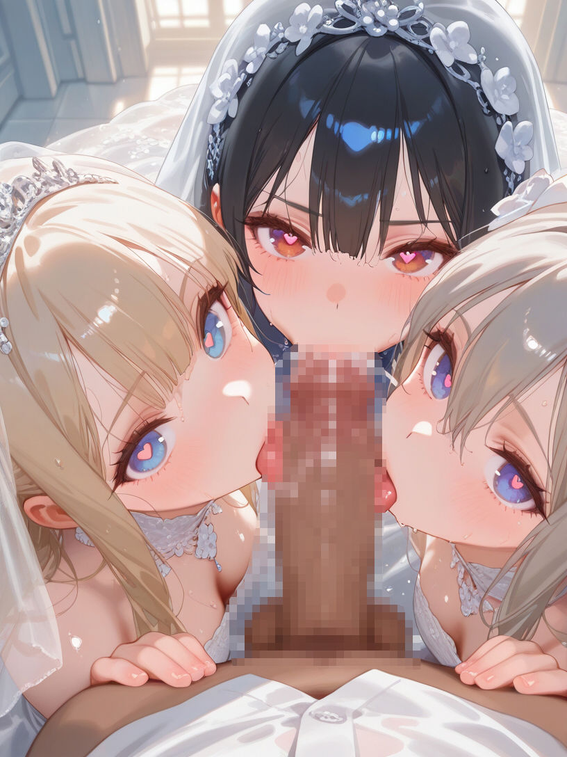 巨乳花嫁とハーレムエッチ4の画像6