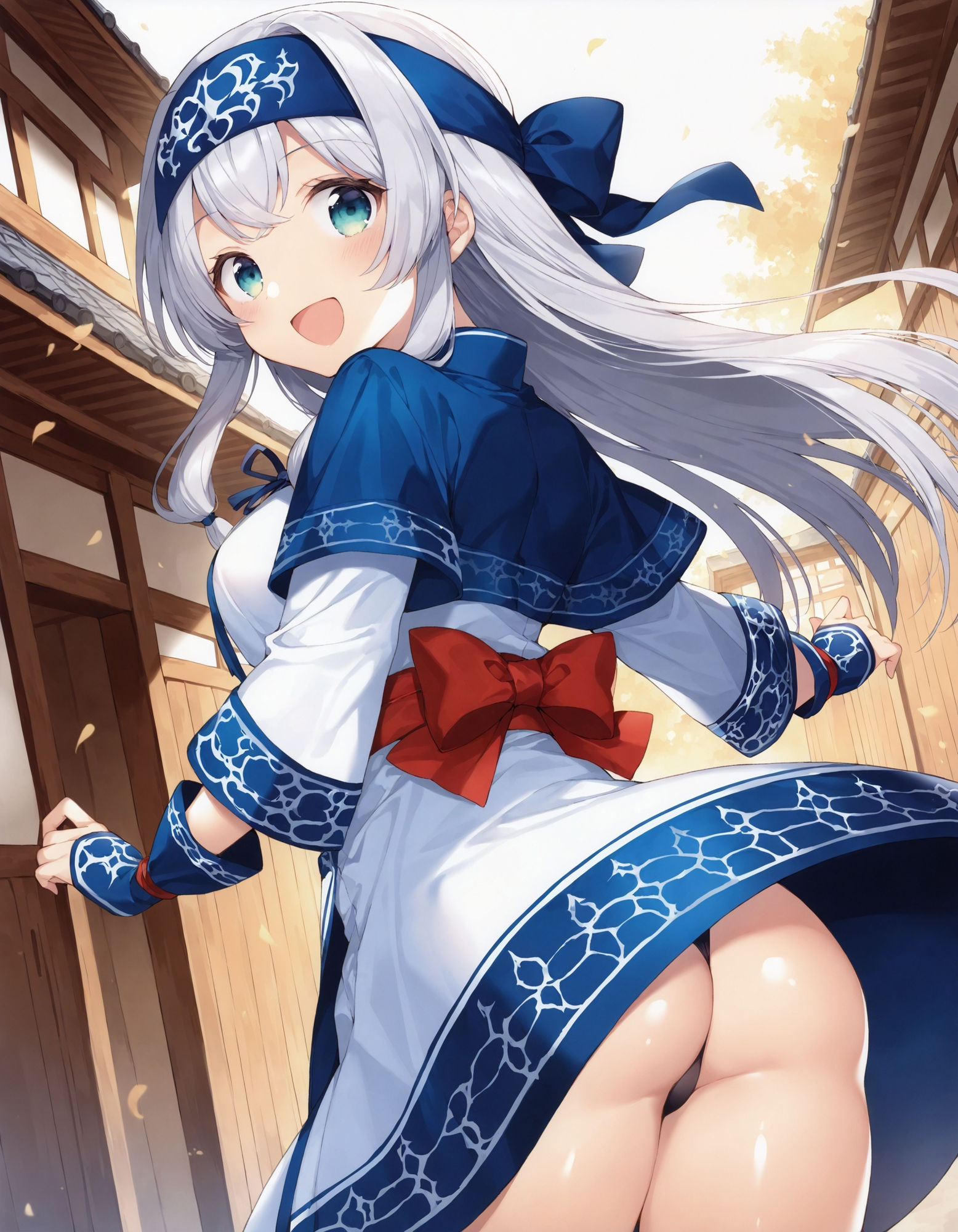 アイヌ風コスでパンチラのサンプル画像 6