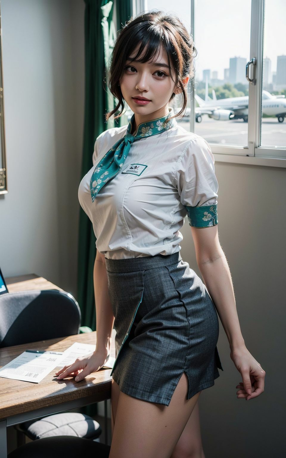 働く女子 CAさん(3) 外資系キャビンアテンダントの制服図録の画像4