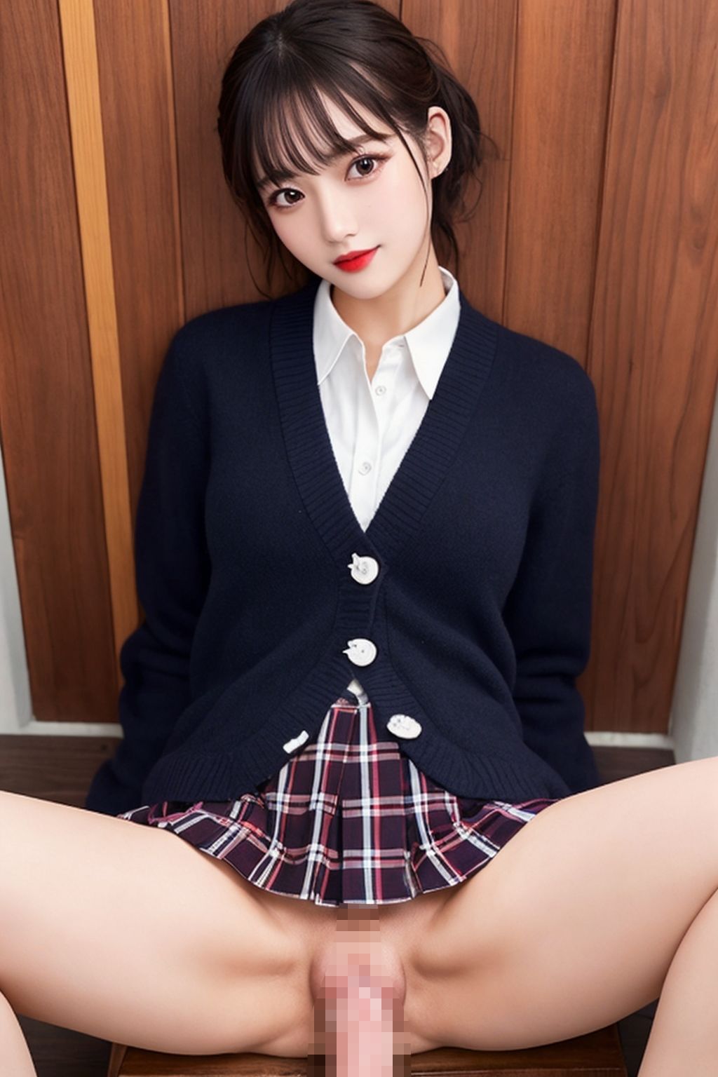 開脚女子校生4  制服色々編の画像10