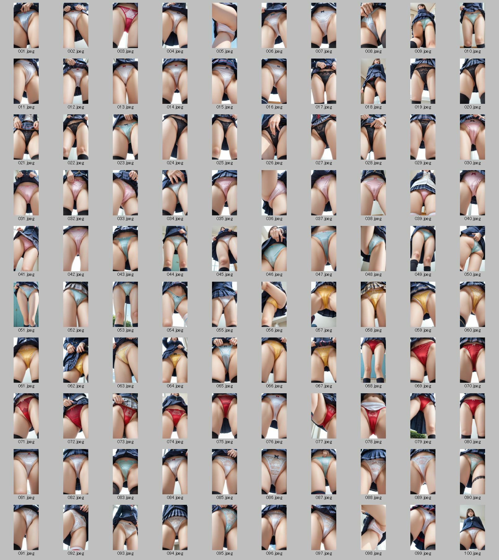 【アップスカート図鑑】清楚系美少女の秘密コレクション Vol.1のサンプル画像 6
