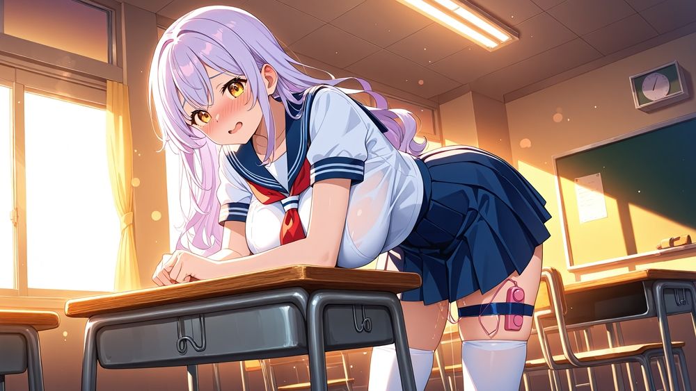 【FANZA専売】カラーツインズ Vol.1 爆乳紫髪茶髪アイドル中出し種付け撮影会【4K】【400枚収録】のサンプル画像 6