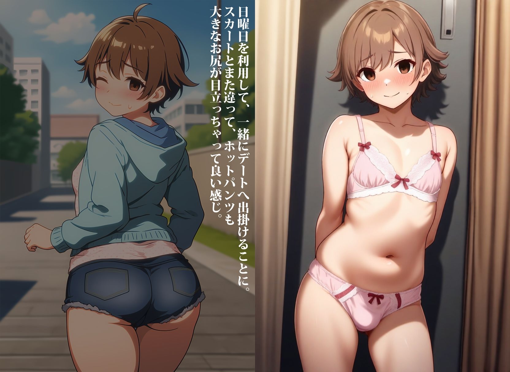 ぽっちゃりメス男子が男の娘に目覚めるまで失禁調教した件のサンプル画像 6