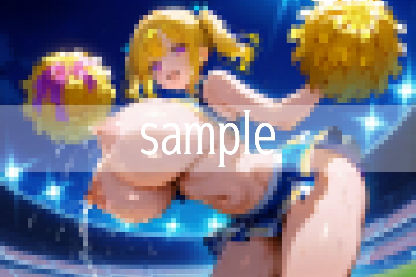 超乳チアの母乳吹き出しHな応援団のサンプル画像 6