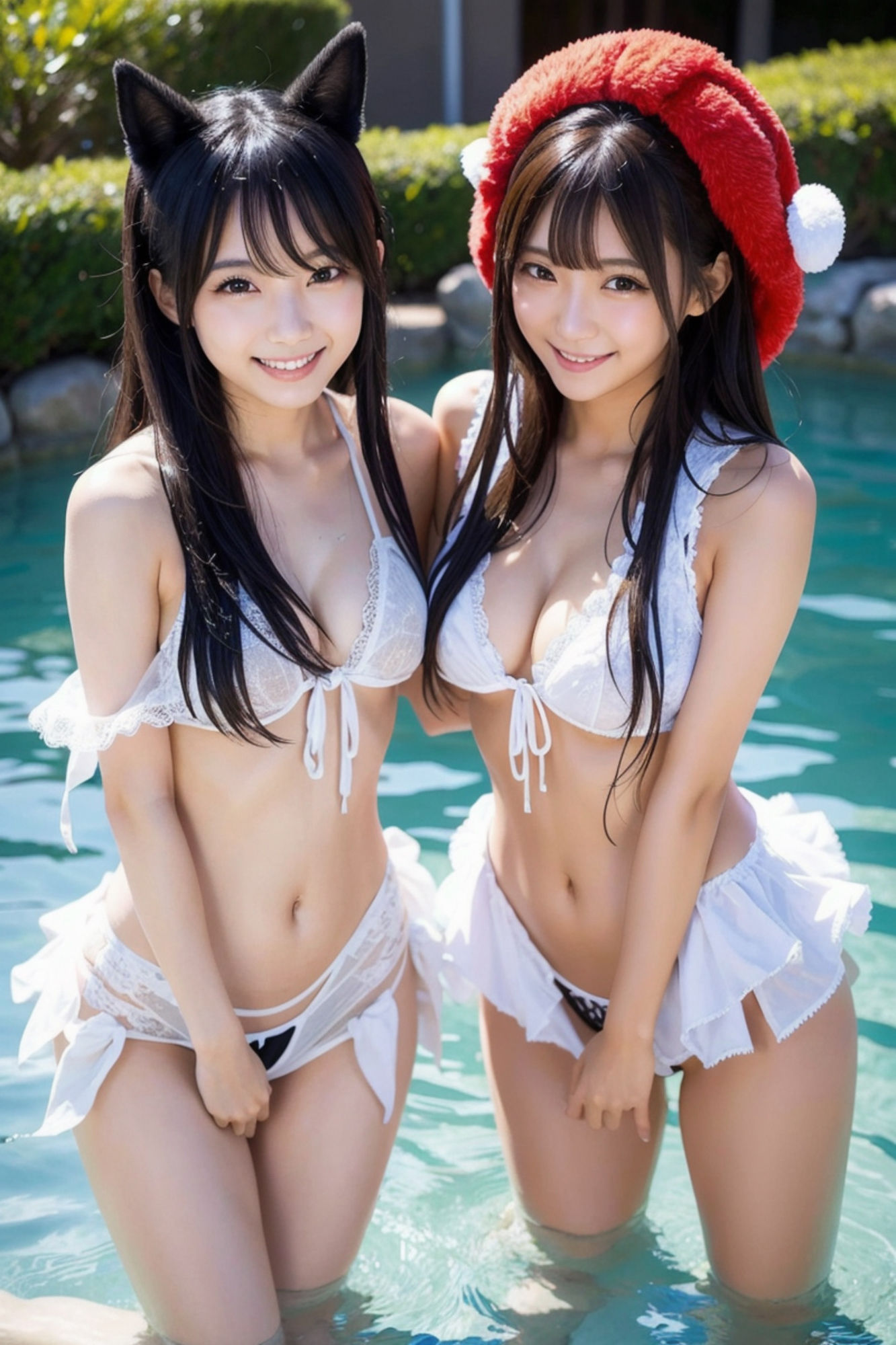 プレミアム美少女2人組  水着パート2  画像集のサンプル画像 6
