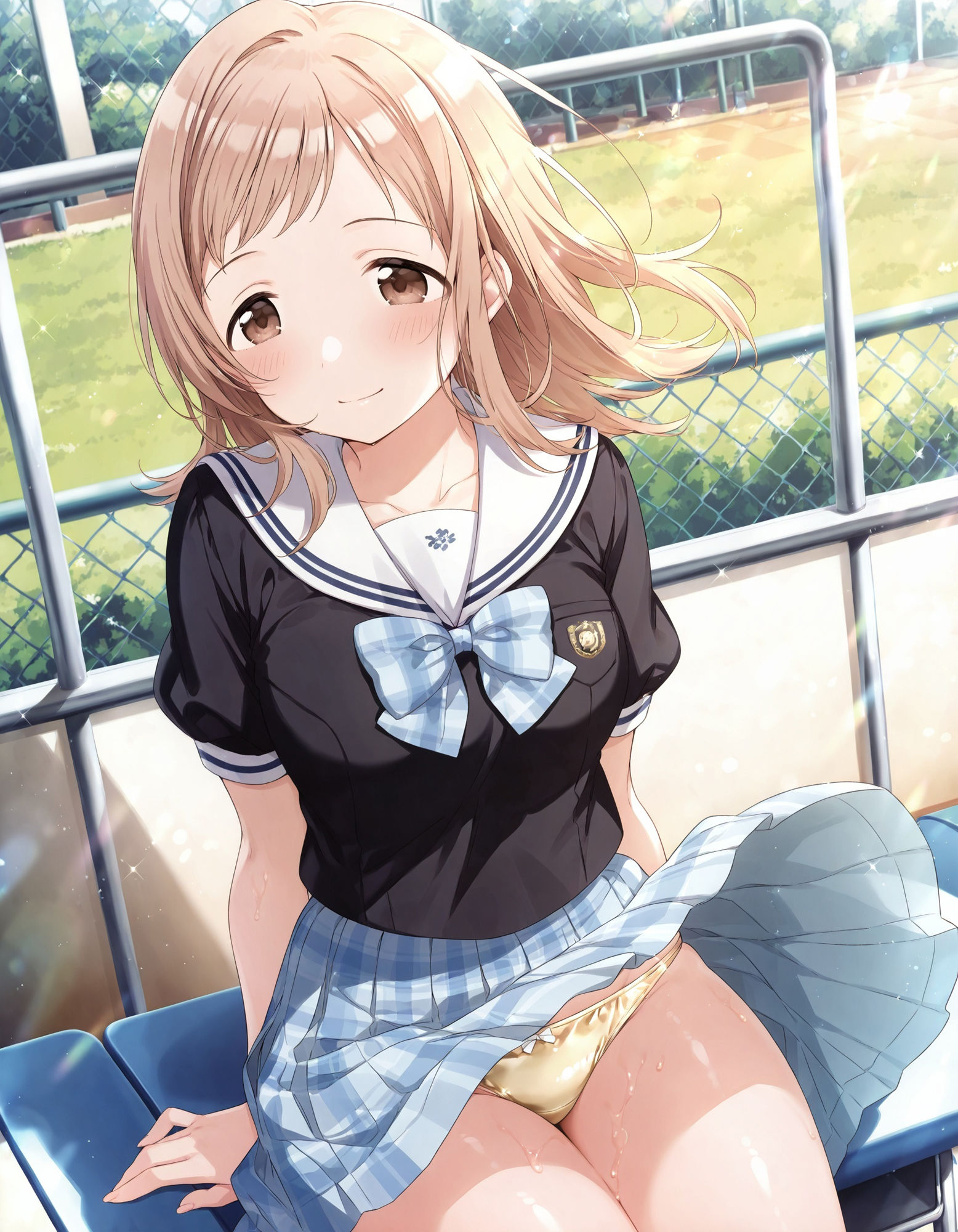 櫻〇真乃のパンチラ〜制服編〜のサンプル画像 6