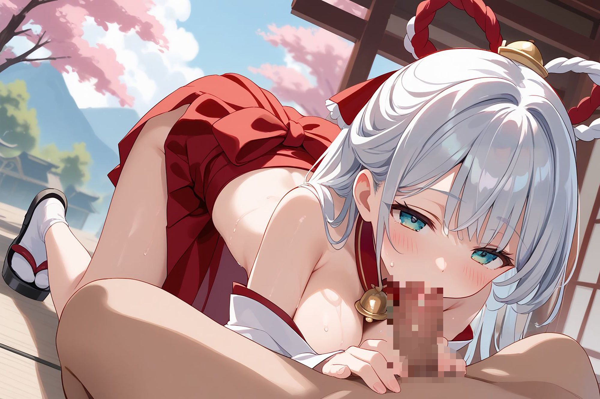奉仕学園〜学園の可愛いギャルとヤリまくり生活！！〜巫女コスプレ編vol.2〜 【CG500枚】のサンプル画像 6