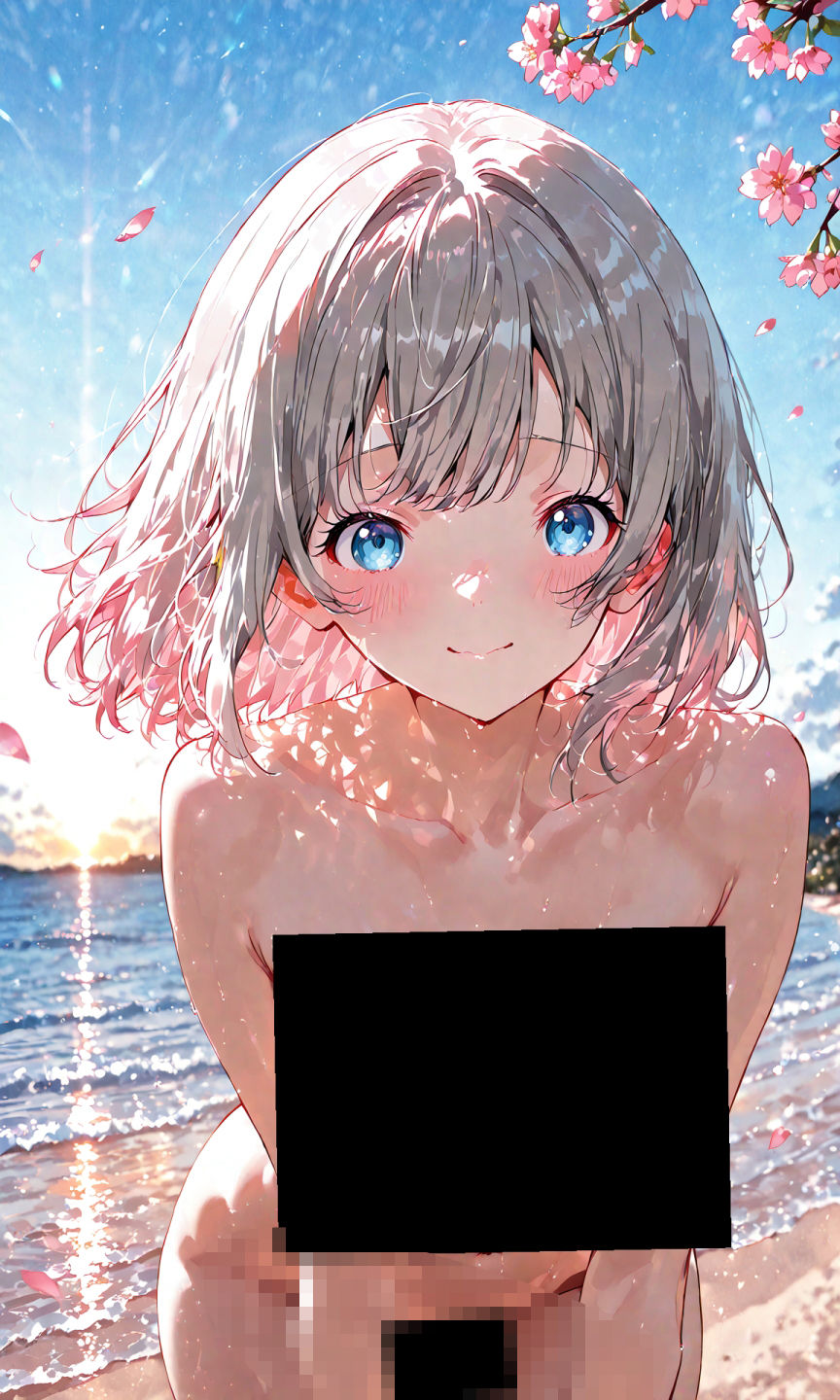 渡辺曜ちゃんのえっちな写真集〜春の晴れた朝の海編〜のサンプル画像 6